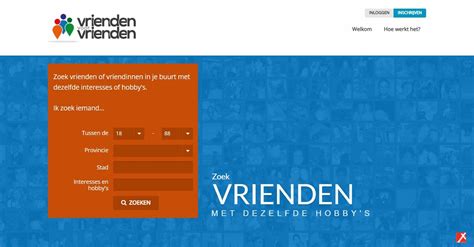 vrienden zoeken online|Vrienden voor Vrienden